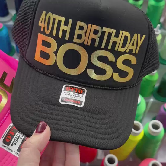 Birthday Babe Trucker Hat: Girls Trip, Birthday Squad