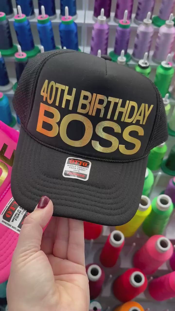 Birthday Babe Trucker Hat: Girls Trip, Birthday Squad