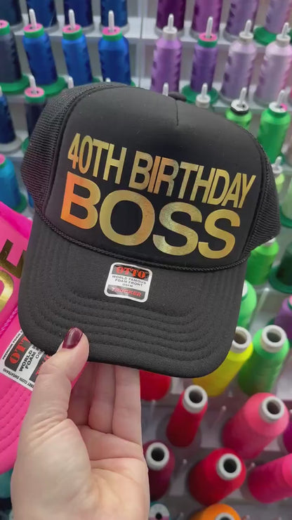 Birthday Babe Trucker Hat: Girls Trip, Birthday Squad