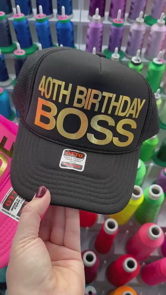 Birthday Babe Trucker Hat: Girls Trip, Birthday Squad
