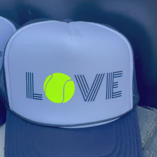 Custom Tennis Team Trucker Hat, Gifts for her, Tennis Love