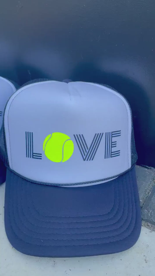 Custom Tennis Team Trucker Hat, Gifts for her, Tennis Love