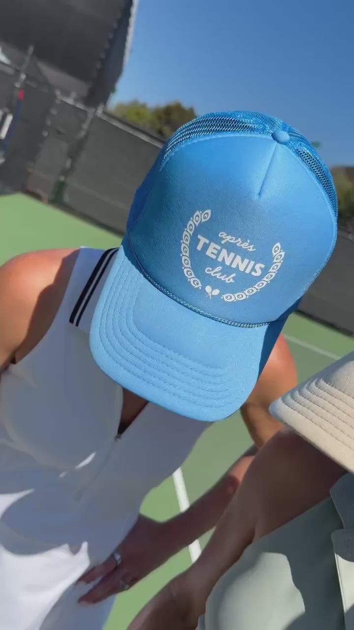 Apres Tennis Team Trucker Hat, Gifts for her, doubles
