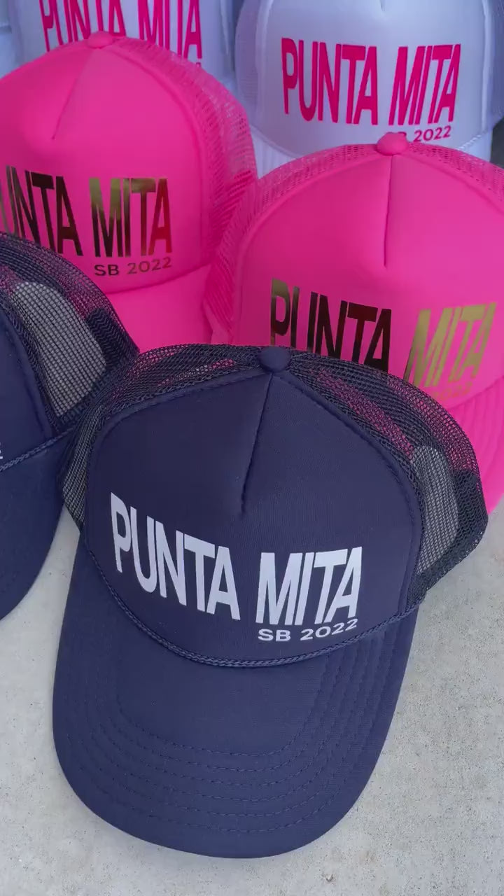 Your Design Trucker Hat Cap, Girls Trip, 40th Birthday Gift ideas, Girls Weekend, Customized, Bridesmaids, Beach, 50th gift favor