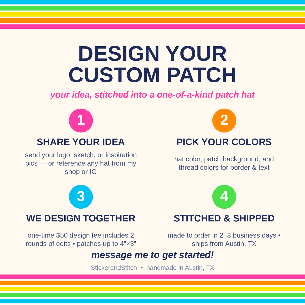 Custom Embroidery Design Setup — One-Time Digitizing Fee