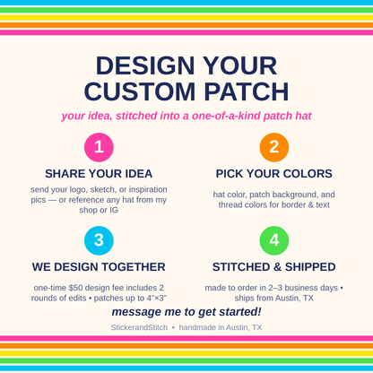 Custom Embroidery Design Setup — One-Time Digitizing Fee